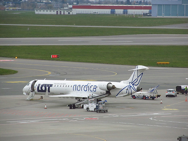 LOT Polish Airlines Canadair Regional Jet 900 aircraft