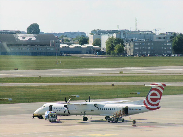 LOT Polish Airlines Bombardier Q400 aircraft