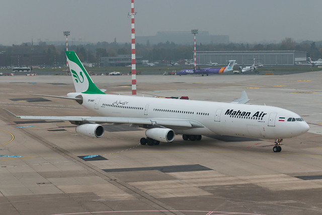 Mahan Air Airbus A340 600 aircraft