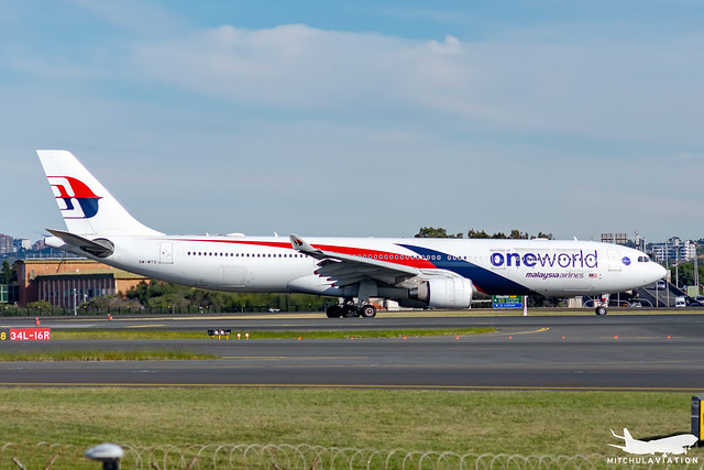 Malaysia Airlines Airbus A330 300 aircraft