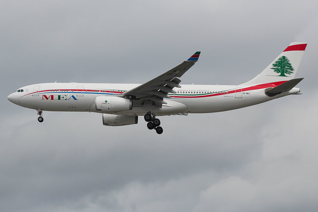 Middle East Airlines Airbus A330 200 aircraft
