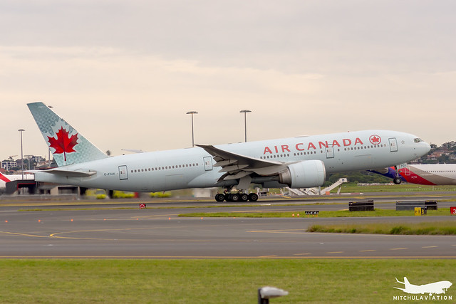 Air Canada Boeing 777 200lr aircraft