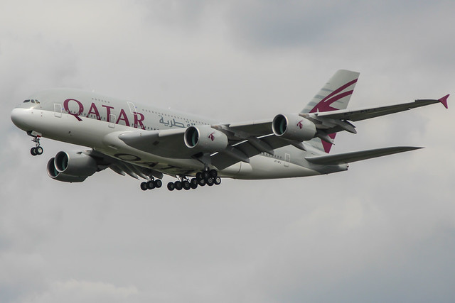 Qatar Airways Airbus A380 800 aircraft
