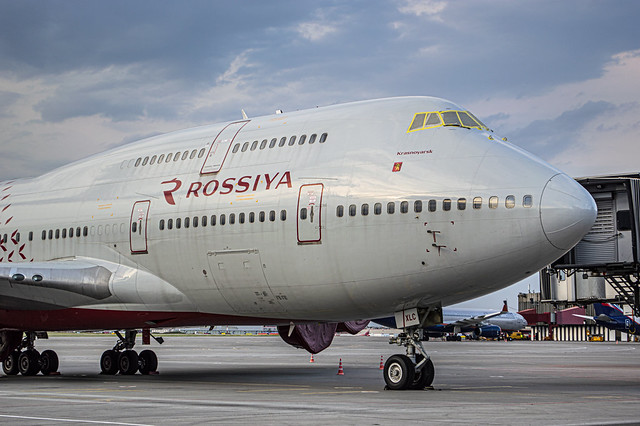 Rossiya Airlines Boeing 747 400 aircraft