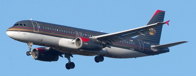 Royal Jordanian Airbus A320 aircraft