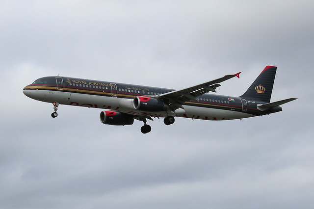 Royal Jordanian Airbus A321 aircraft