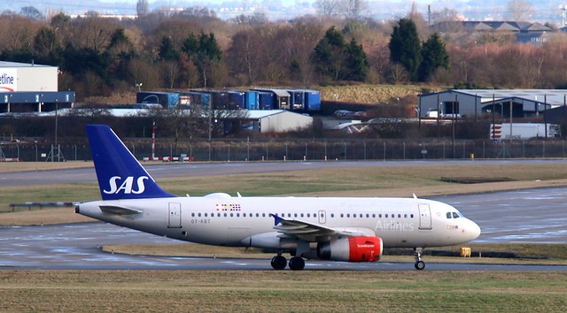 SAS Scandanavian Airlines Airbus A319 aircraft