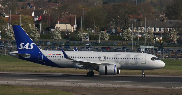 SAS Scandanavian Airlines Airbus A320 Neo aircraft
