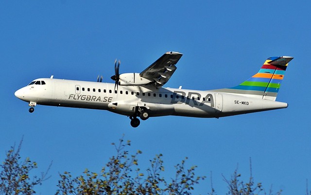 SAS Scandanavian Airlines Atr 72 aircraft