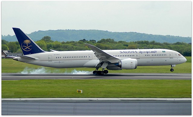 Saudia Airlines Boeing 787 9 aircraft