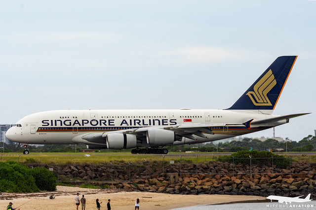 Singapore Airlines Airbus A380 800 V4 aircraft