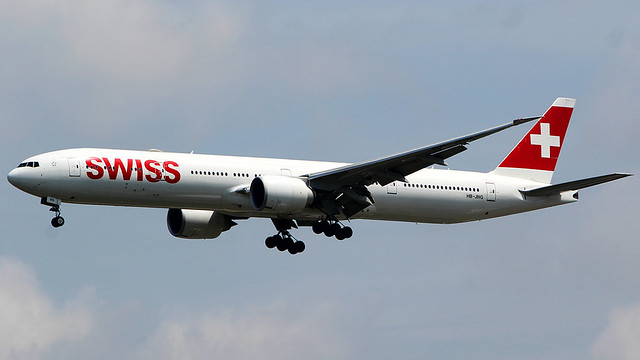 Swiss International Airlines Boeing 777 300er aircraft