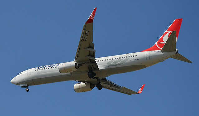 Turkish Airlines Boeing 737 800 aircraft