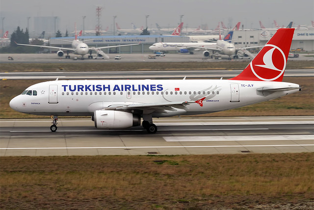 Turkish Airlines Airbus A319 aircraft