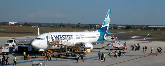 WestJet Boeing 737 600 aircraft
