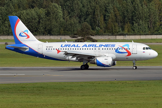Ural Airlines Airbus A319 aircraft