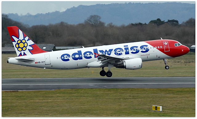 Edelweiss Air Airbus A320 aircraft