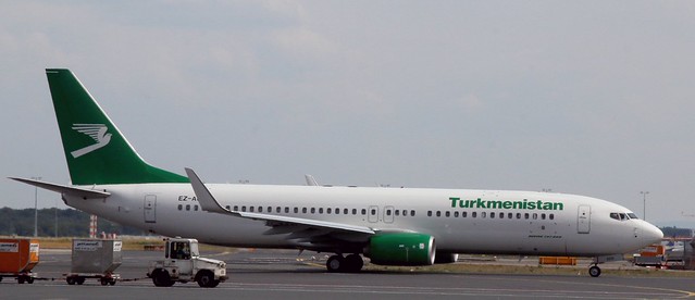 Turkmenistan Boeing 737 800 aircraft