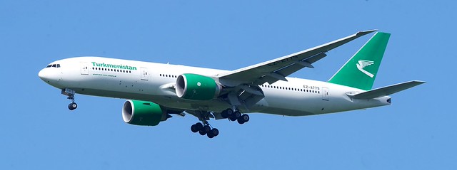 Turkmenistan Boeing 777 aircraft