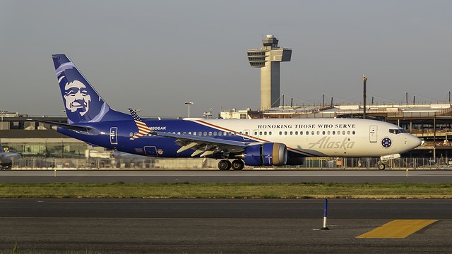Alaska Airlines Boeing 737-MAX 8 aircraft