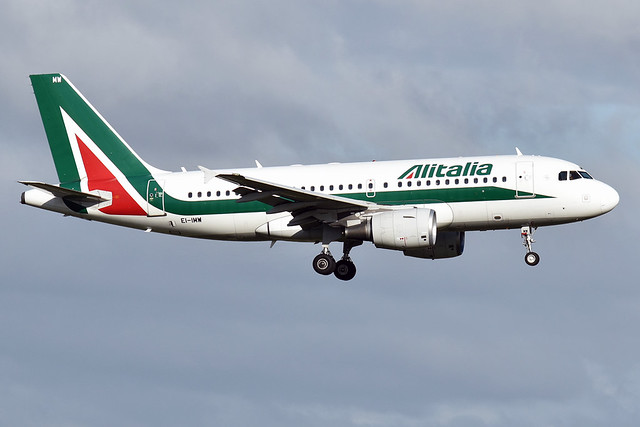 ITA Airways Alitalia Airbus A319 aircraft