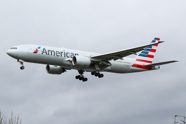 American Airlines Boeing 777 200 200er Bea BEA With Premium Economy aircraft