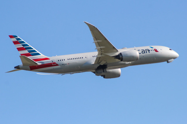 American Airlines Boeing 787 8 aircraft