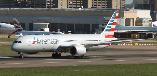 American Airlines Boeing 787 9 aircraft
