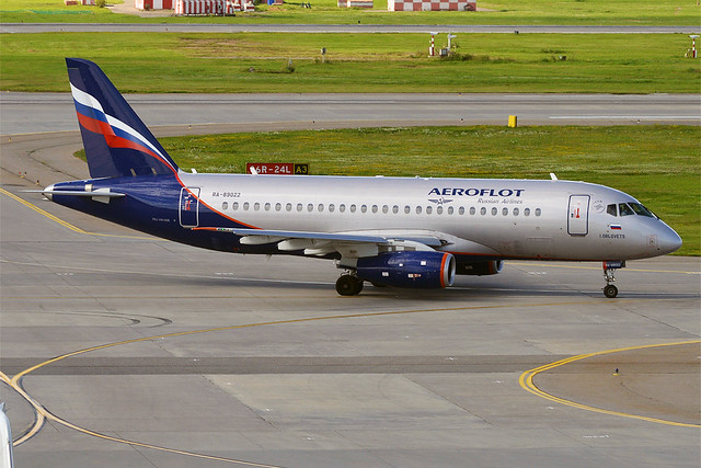 Aeroflot Sukhoi Superjet 100 95 aircraft