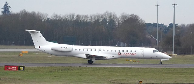Loganair Embraer Rj145 aircraft