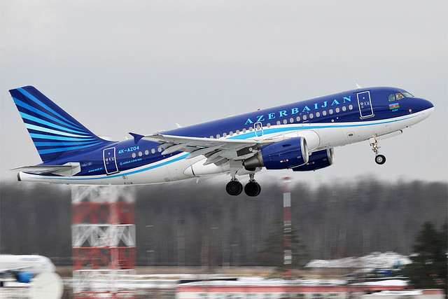 Azal Azerbaijan Airlines Airbus A319 aircraft
