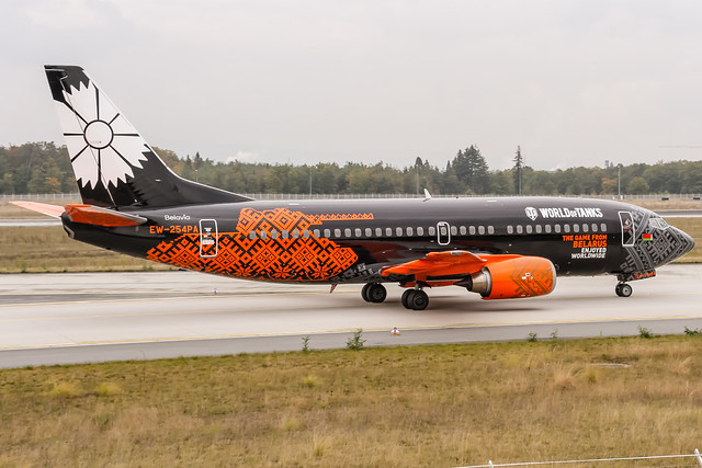 Belavia Belarusian Airlines Boeing 737 300 aircraft