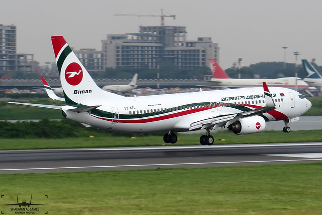 Biman Boeing 737 aircraft