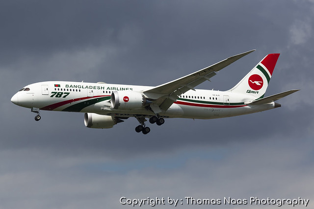Biman Boeing 787 8 aircraft