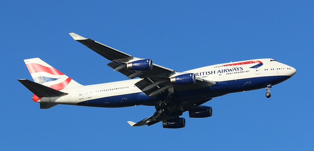 British Airways Boeing 747 400 V1 aircraft
