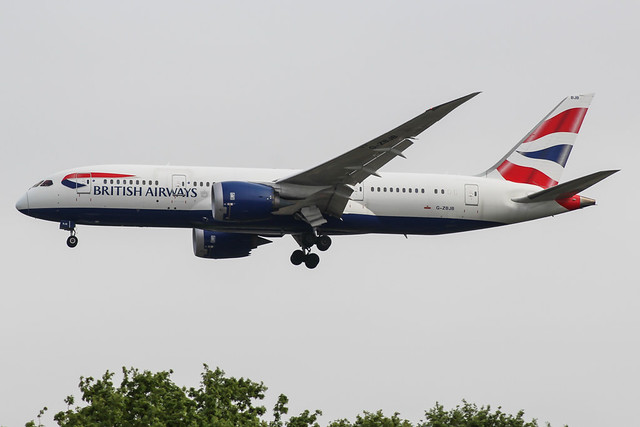 British Airways Boeing 787-8 aircraft