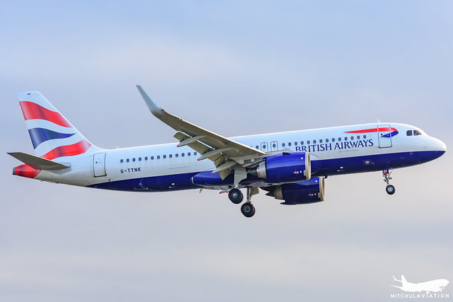 British Airways Airbus A320 NEO aircraft
