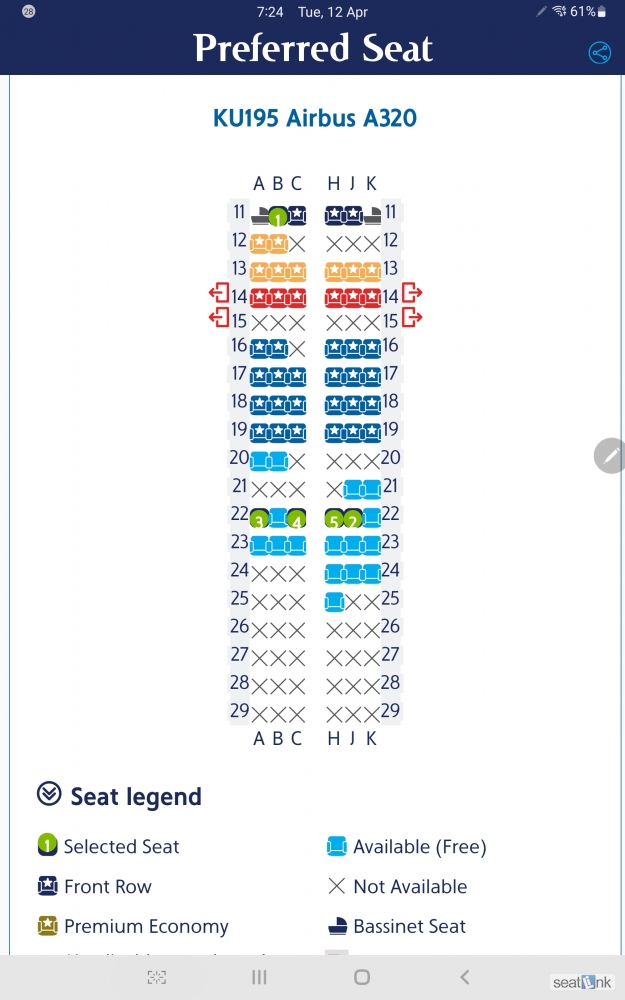Traveler photo, seat 13B