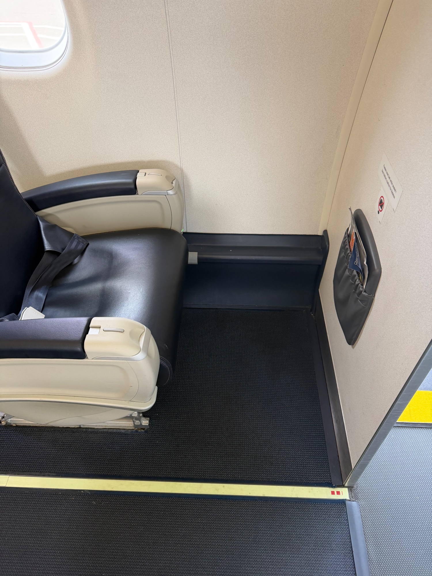 Traveler photo, seat 1A
