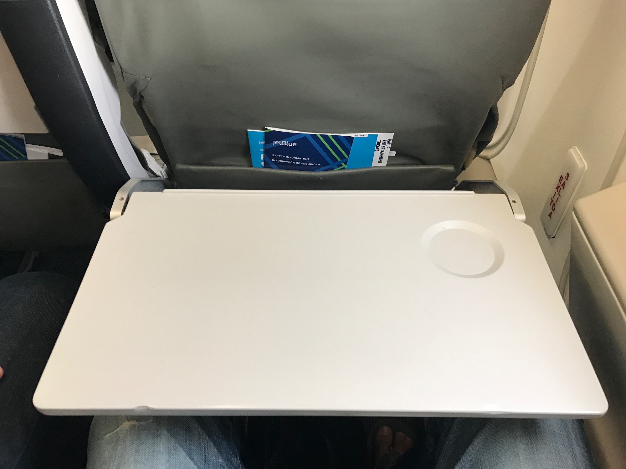 JetBlue Airways seat 11F