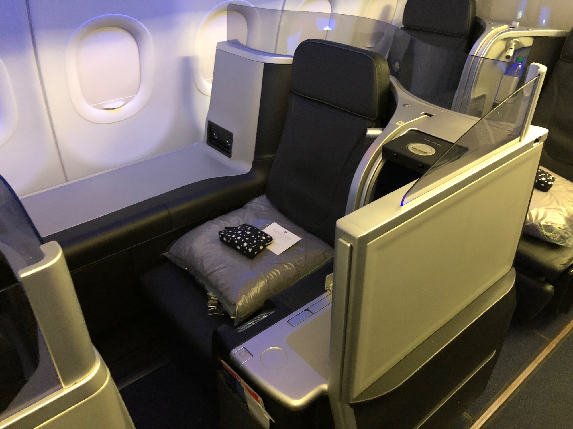 Traveler photo, seat 4F