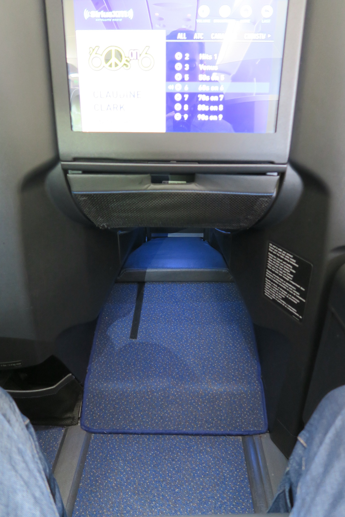 Traveler photo, seat 2F