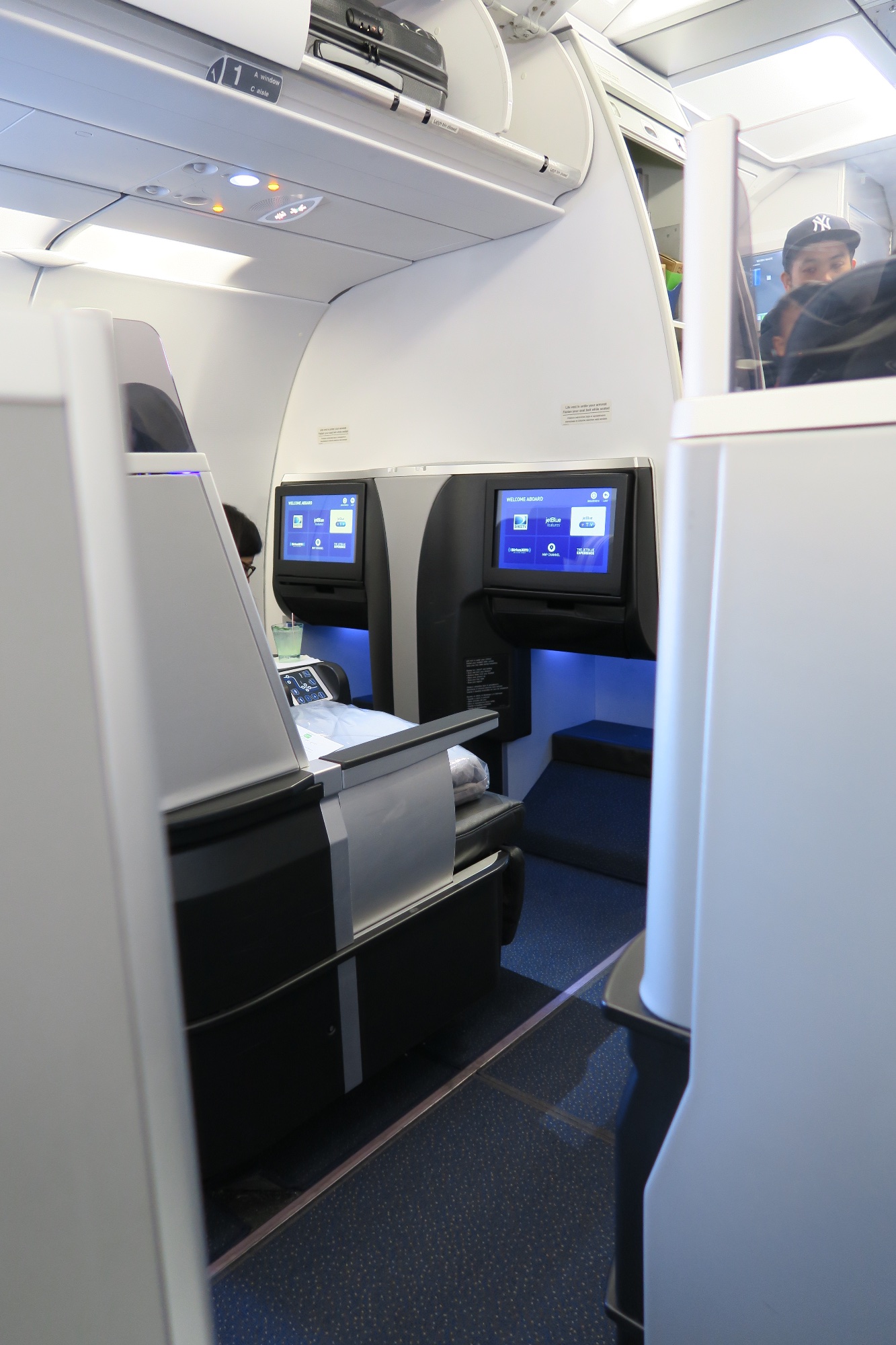 Traveler photo, seat 1C