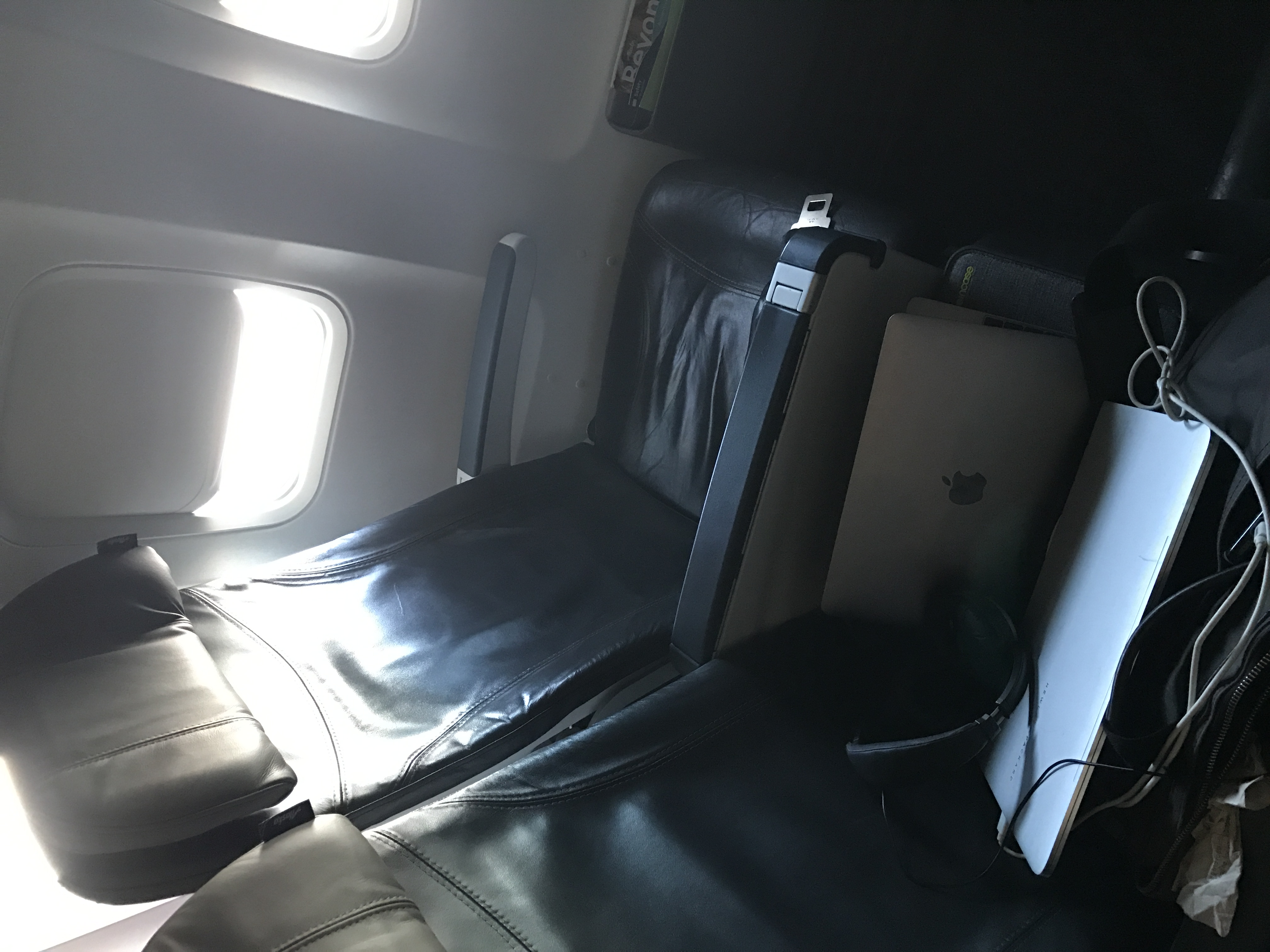 Traveler photo, seat 6A