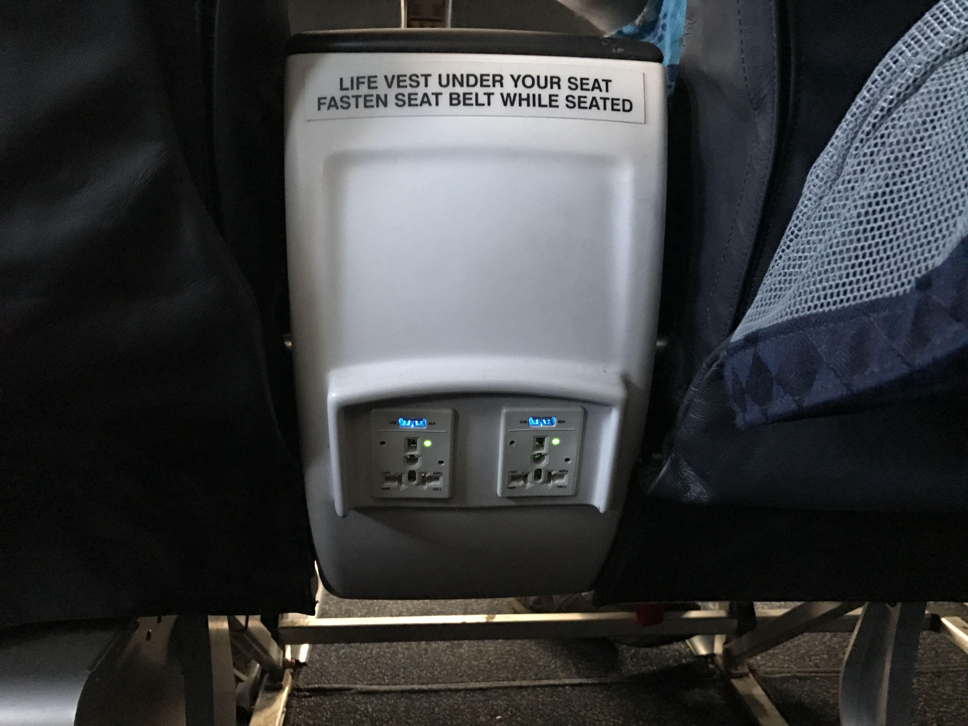 Traveler photo, seat 6B