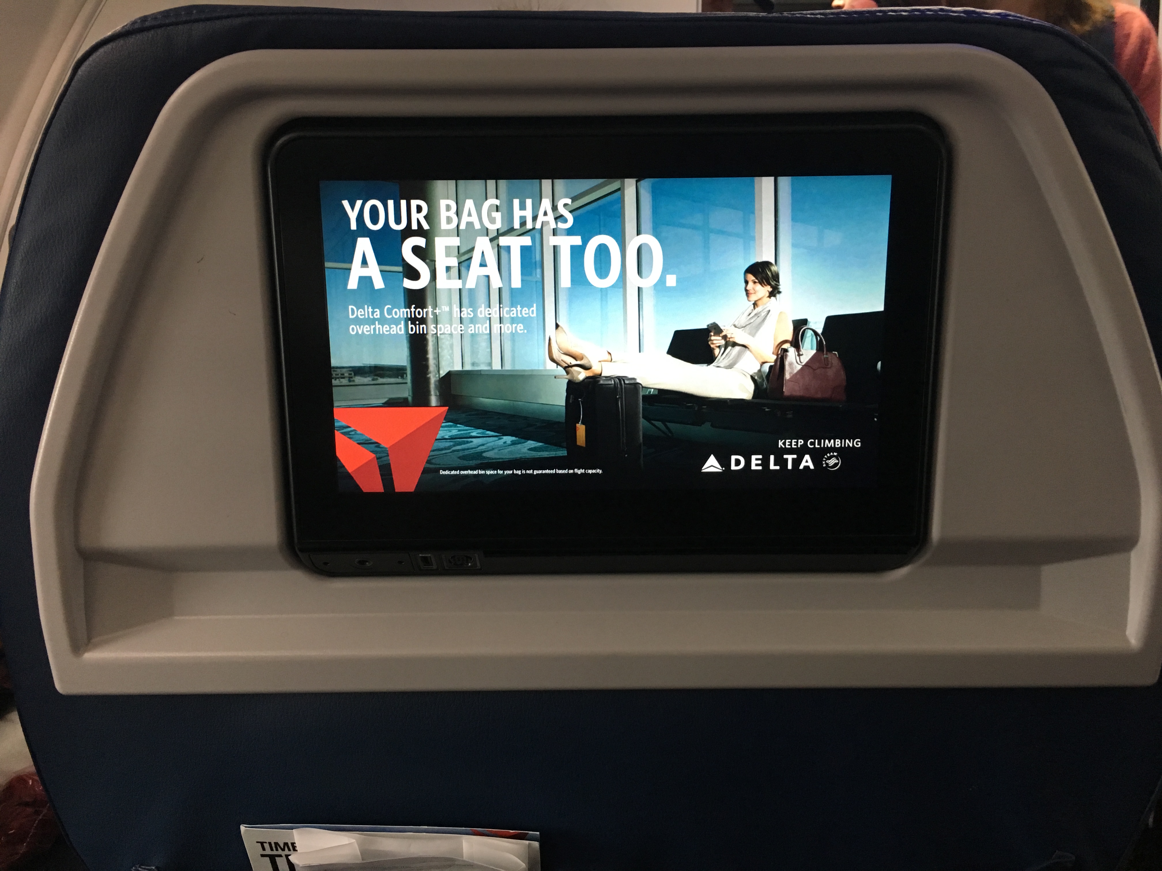Traveler photo, seat 2A