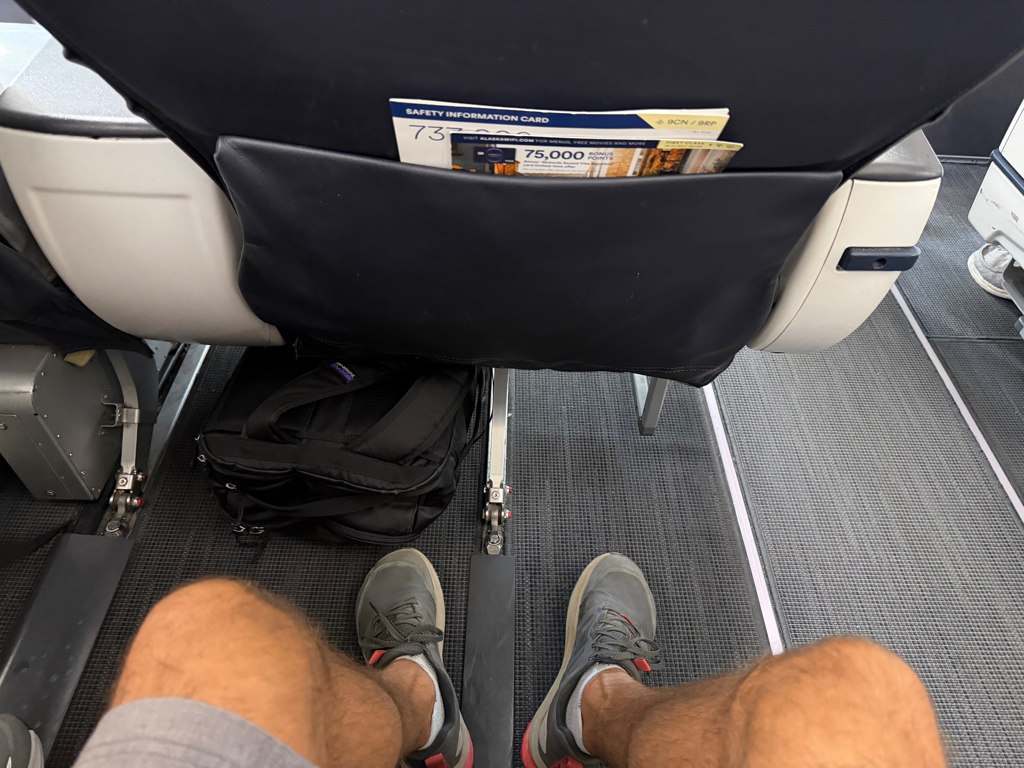 Alaska Airlines seat 2C